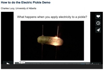 Electric pickles, fluorescent jellyfish, and more: Demonstrations for teaching analytical chemistry